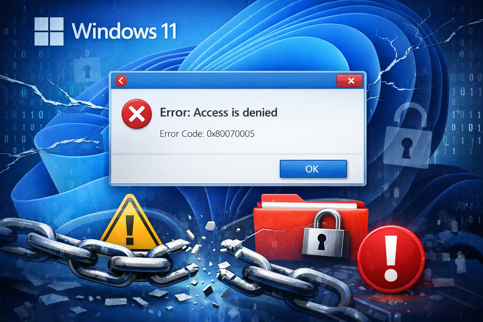 0x80070005 Windows 11 – Fehler beheben & Zugriff verweigert lösen.webp