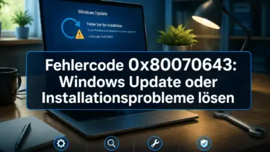 Fehlercode 0x80070643: Windows Update oder Installationsprobleme lösen