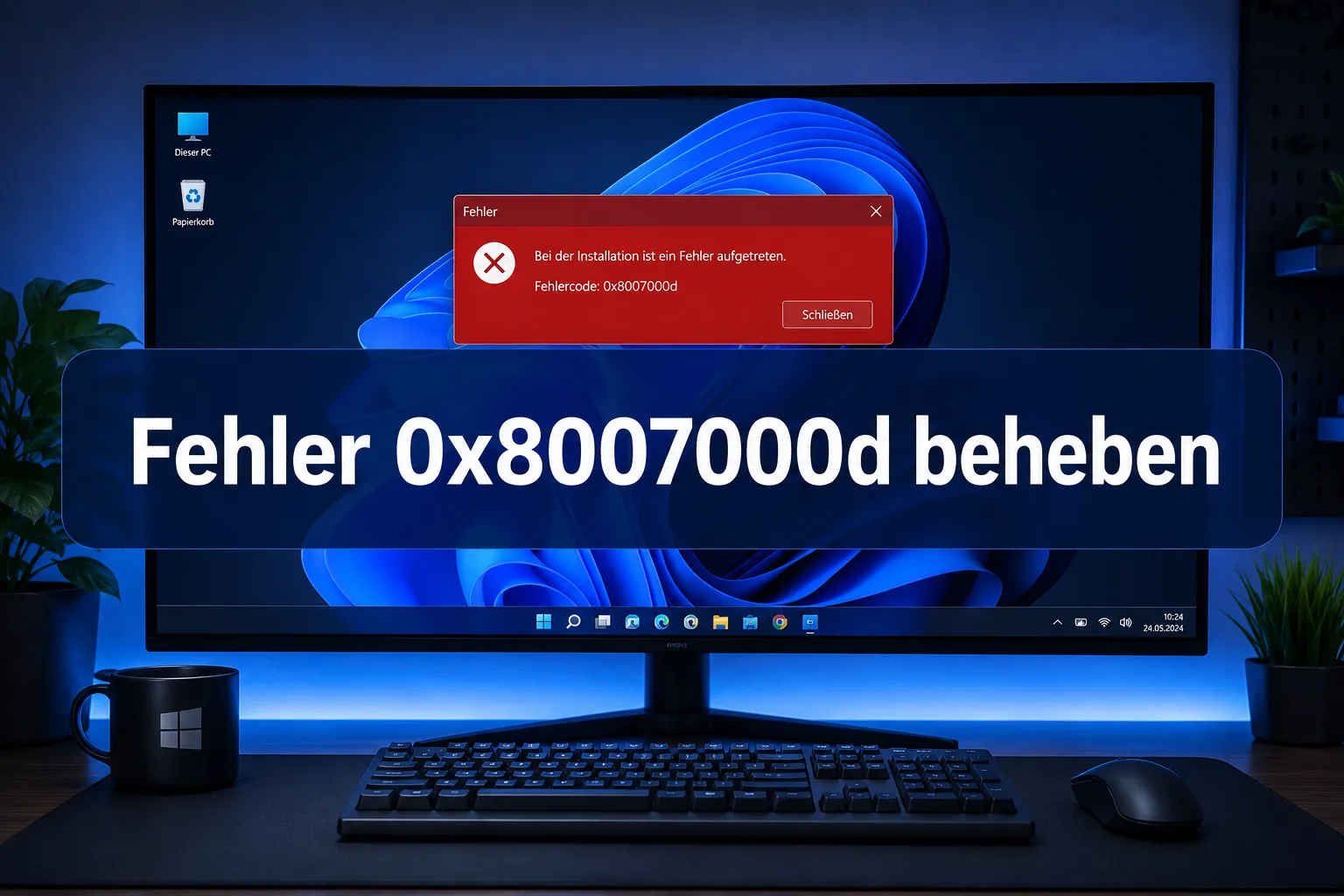 Windows Update Fehler 0x8007000d: Daten sind ungültig – Behebung