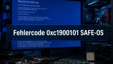 Fehlercode 0xc1900101 in der SAFE-OS-Phase durch neue Hardware-Anforderungen