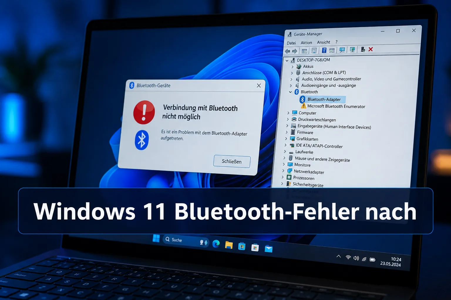 Windows 11 Bluetooth-Fehler nach Patchday: Verbindungsabbrüche und Treiberkonflikte lösen