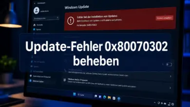Windows 11 Update-Fehler 0x80070302: Warum der Fehler auftritt und wie Sie ihn Schritt für Schritt beheben