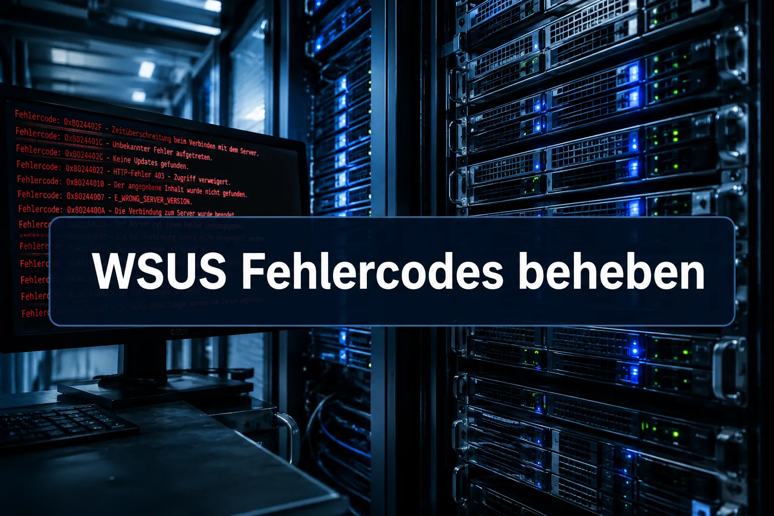 Windows Server Update Services (WSUS) Fehlercodes: Die häufigsten Probleme und ihre Behebung