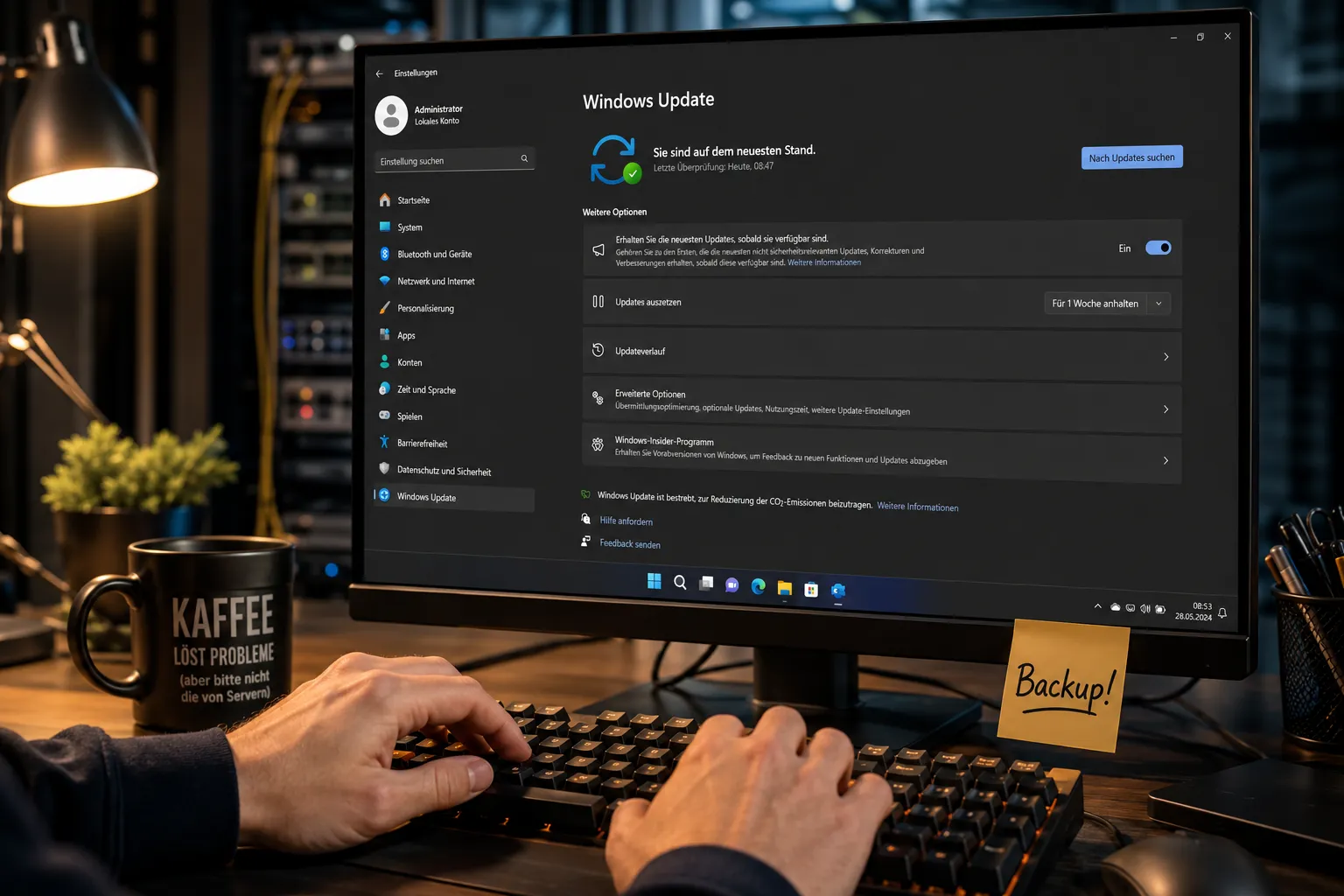 Windows Update Fehler 0x8007000d: Daten sind ungültig – Behebung