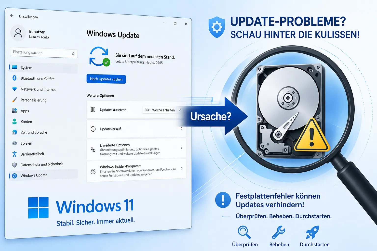 Windows 11 Update-Fehler 0x80070302 Ursachen und Lösungsübersicht